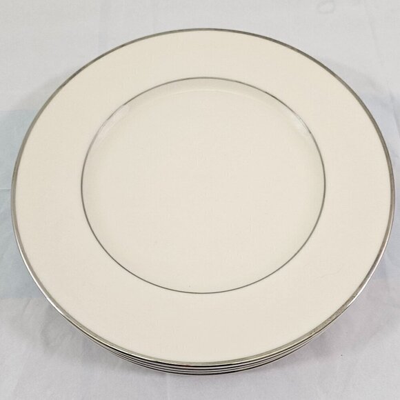 Royal Devon USA Simplicity Platinum 8 ¼” Salad Luncheon Plates – Set of 5 - Picture 14 of 16